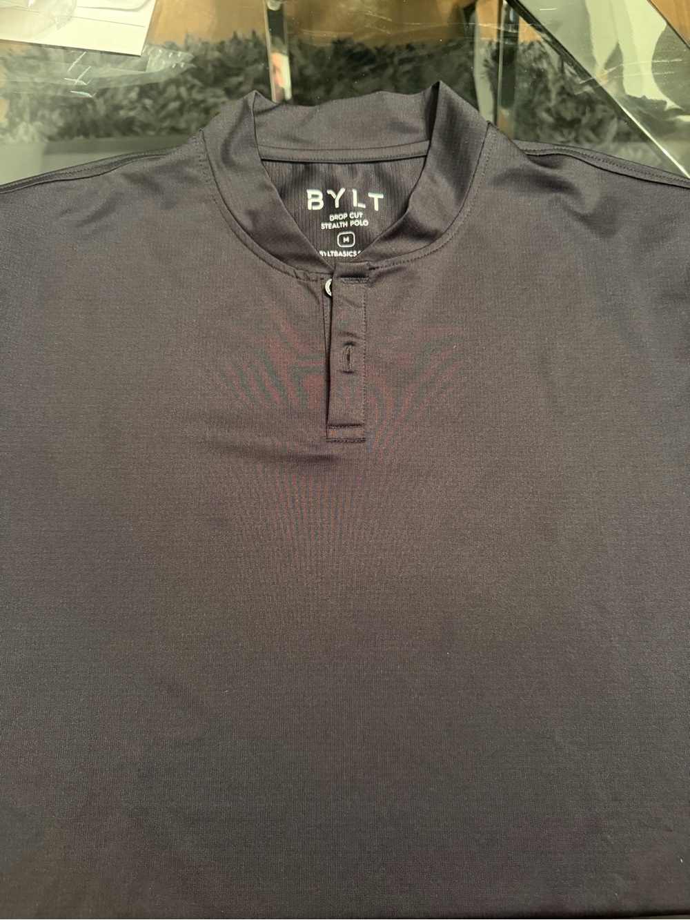 BYLT Basics Stealth Polo in Dark Navy